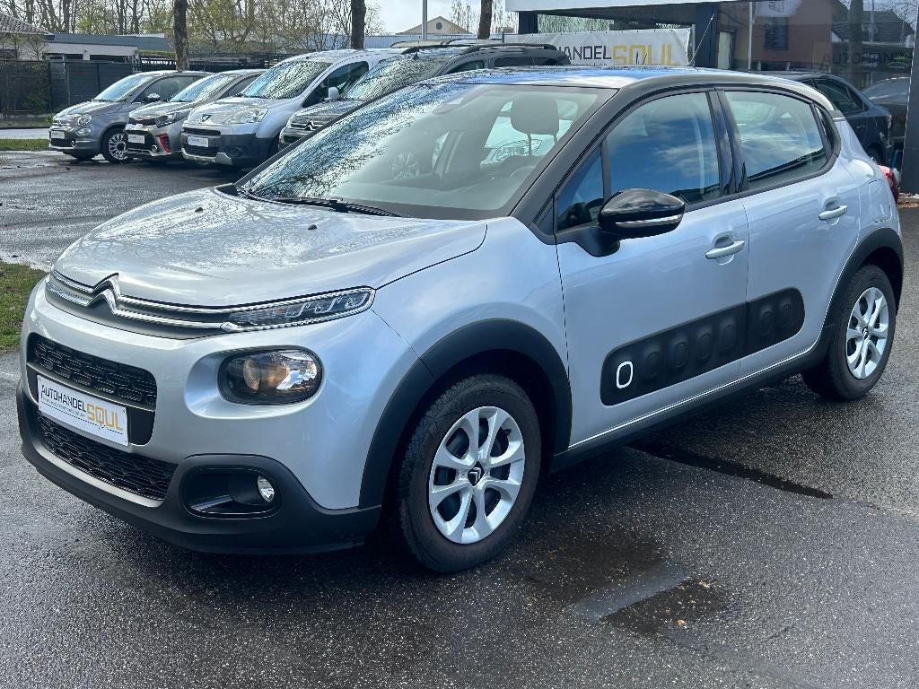Citroën C3 1.2i, 12/2017, 17.830KM, NAVI, PDC, 12m Garantie, Voorwielaandrijving, Stof, Euro 6, 1199 cc