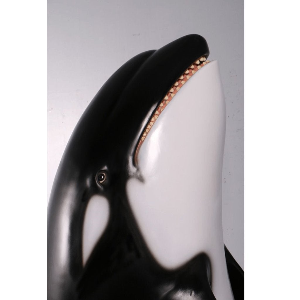Orcahead 193 cm - statue d'épaulard en polyester, Enlèvement, Neuf