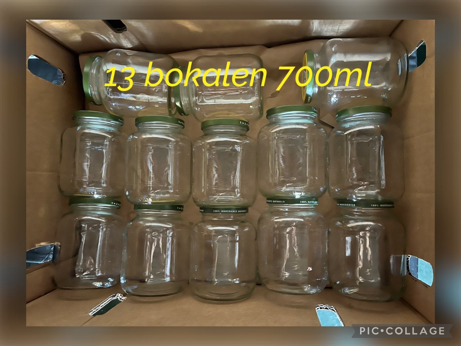 13 pots de 700 ml, Enlèvement, Comme neuf