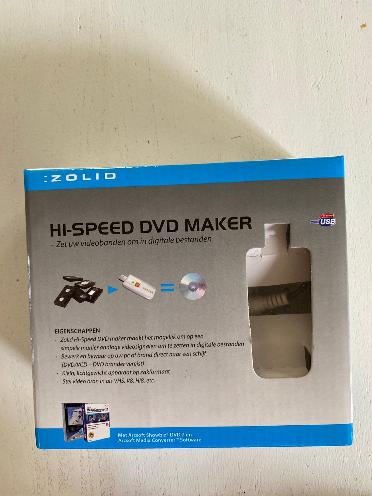 Zolid VHS-DVD converter, TV, Hi-fi & Vidéo, Enlèvement ou Envoi, Comme neuf