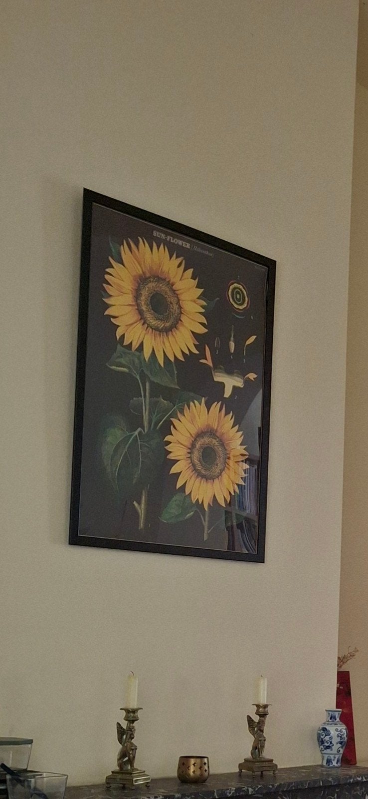 Poster tournesols, Enlèvement