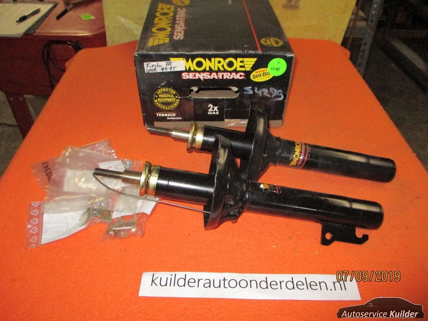 Set schokdempers voorzijde Ford Fiesta 94-96 Monroe Gasdruk, Auto-onderdelen, -, -, Nieuw, Ophalen of Verzenden