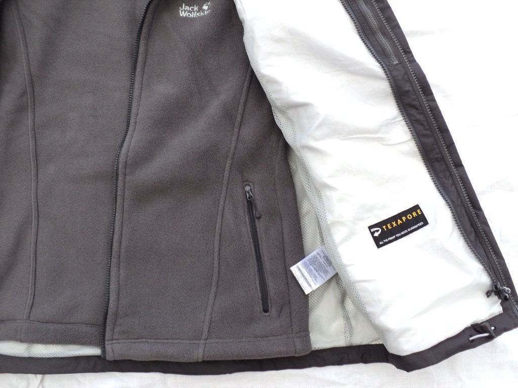 Veste Jack Wolfskin avec polaire amovible, Neuf, Taille 38/40 (M), Gris, Enlèvement ou Envoi