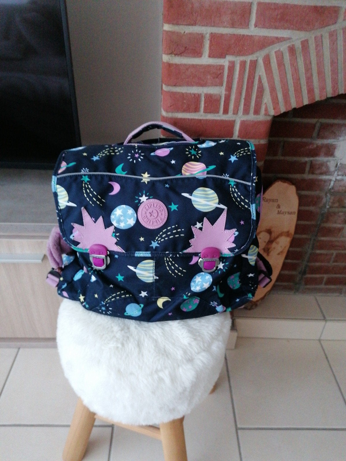 Kipling boekentas, Kleding | Dames, Hoeden en Petten, Kipling, Ophalen, Zo goed als nieuw