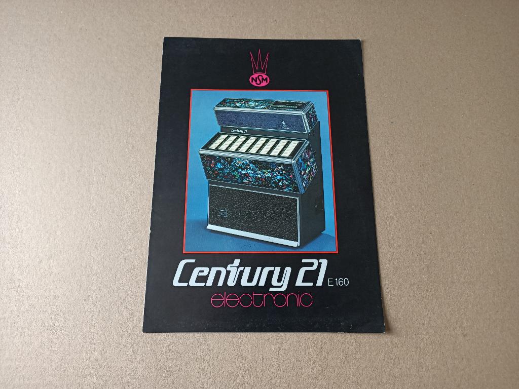 Folder: NSM Century 21/ Electronic (1978) jukebox, Verzamelen, Automaten | Jukeboxen, Verzenden