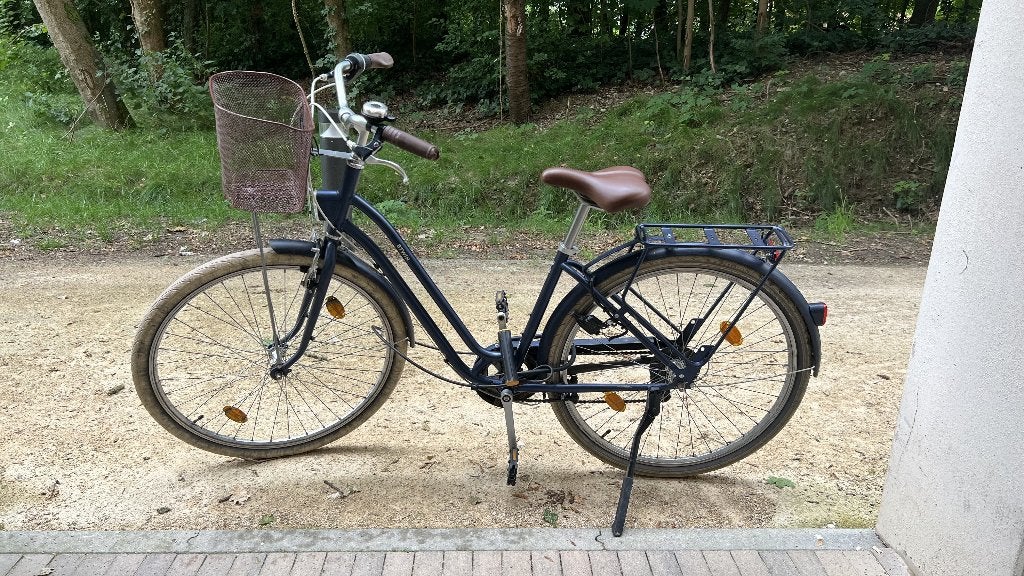 Vélo de ville Elops 520, Vélos & Vélomoteurs, Accès (extra) bas, Autres marques, Frein sur jante, Comme neuf