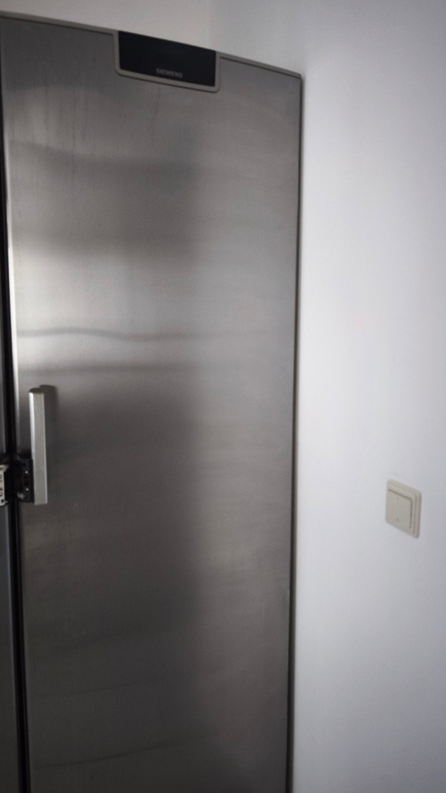 Siemens diepvriezer inox look 185/60cm, Electroménager, Congélateurs, Moins de 60 cm, Congélateur, 160 cm ou plus, Enlèvement