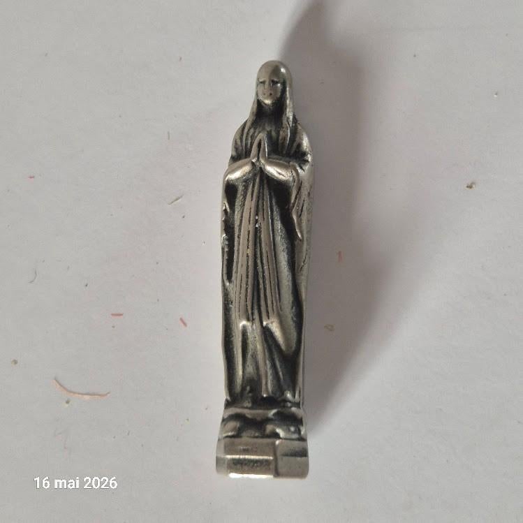 Religieus katholiek metalen beeld van de Heilige Maagd, Verzenden, Nieuw, Overige typen, Christendom | Katholiek