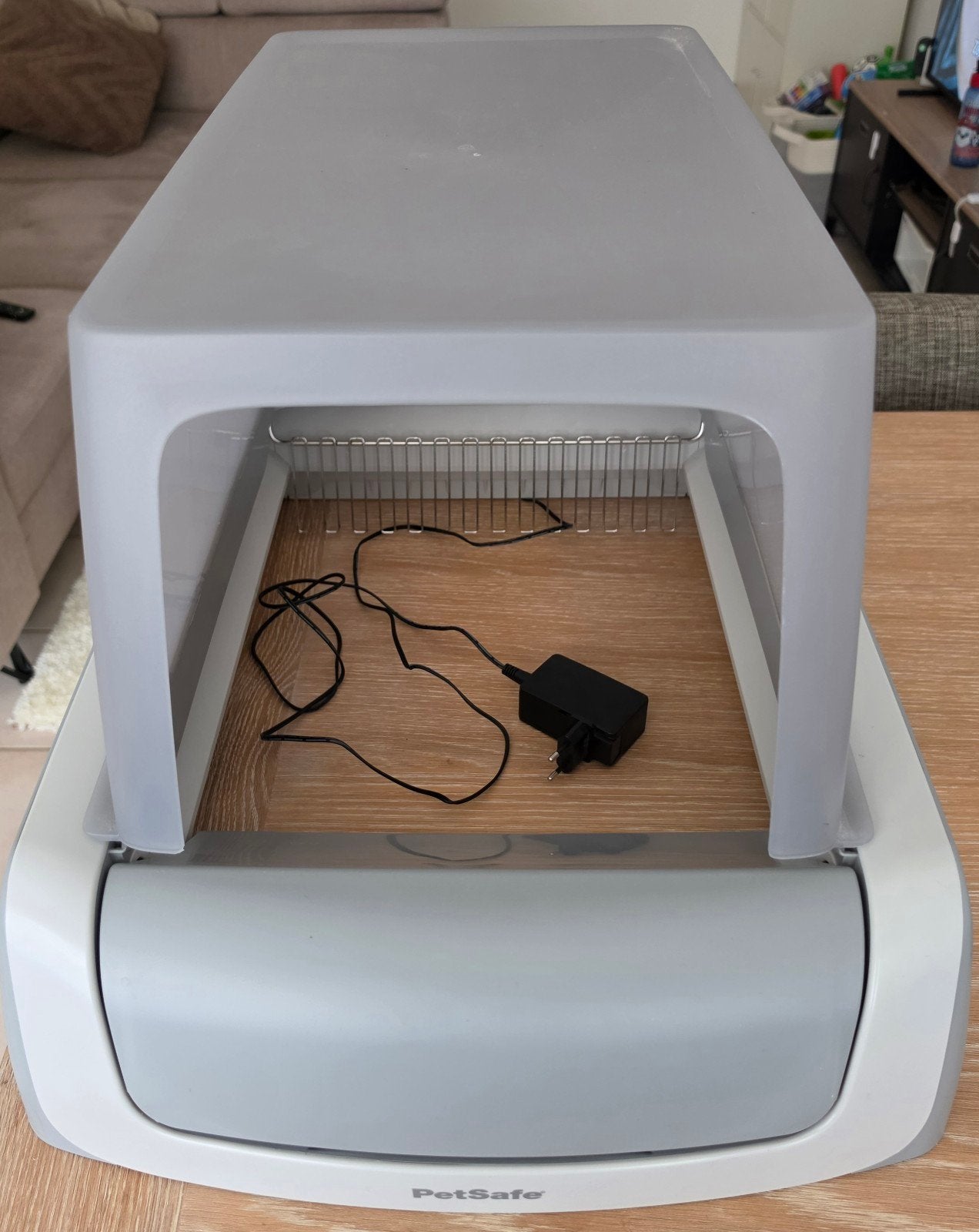 automatische kattenbak, Ophalen