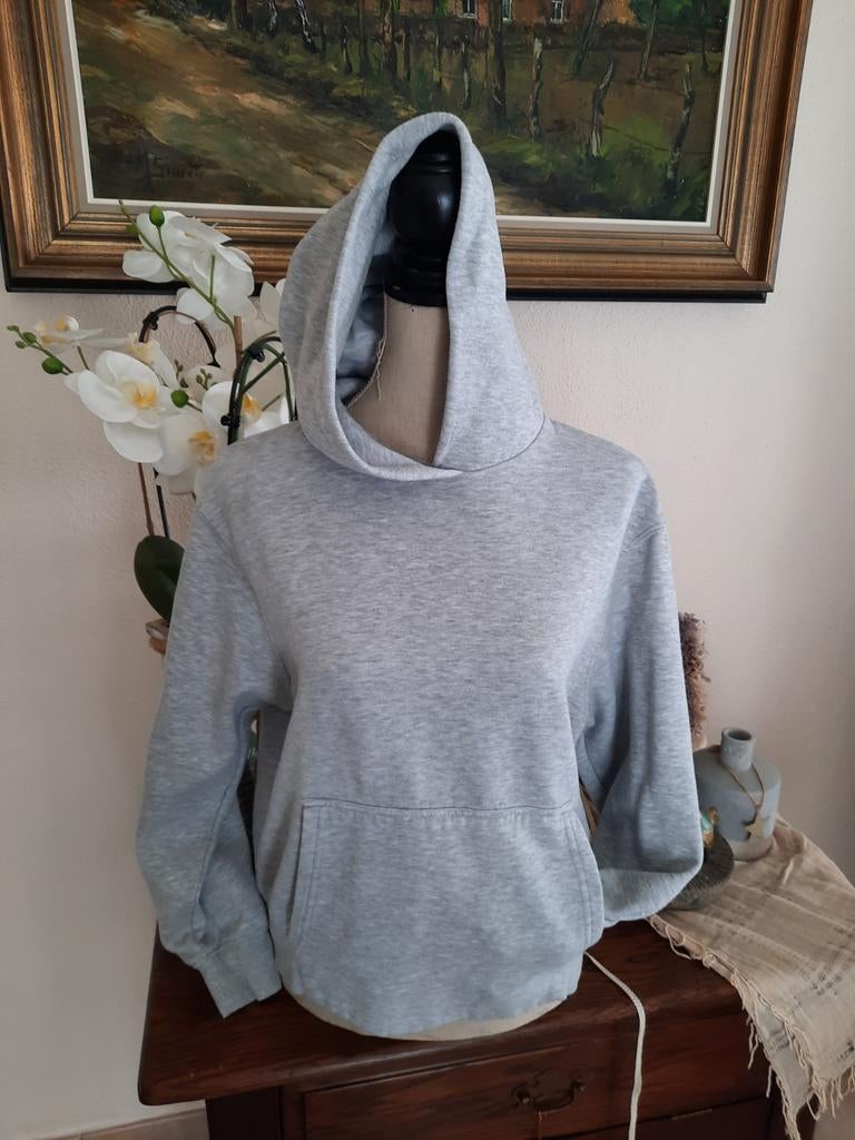 Sweat à capuche gris de Zara taille S, Enlèvement, Taille 36 (S)