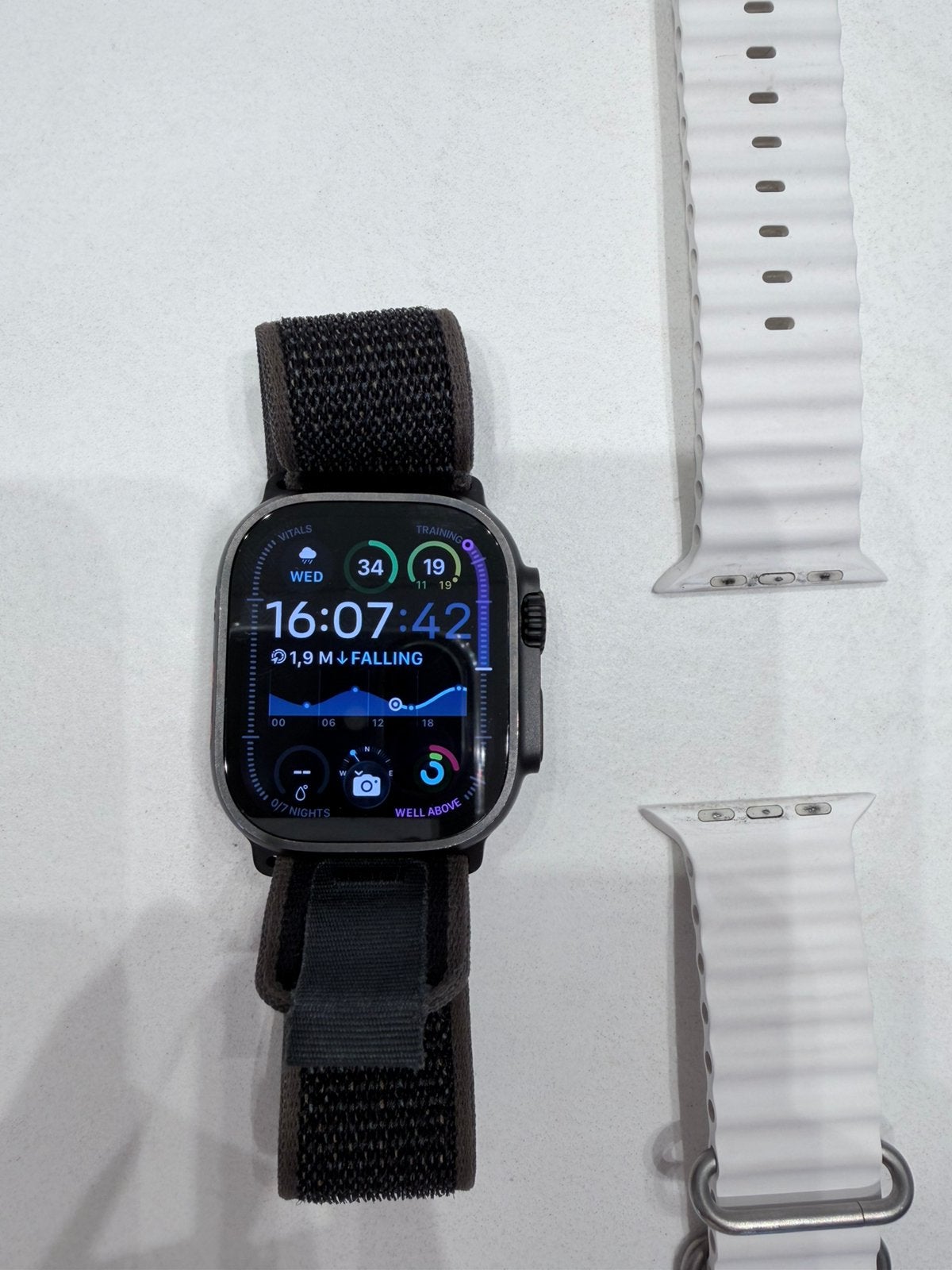 Apple Watch Ultra 2 black, Enlèvement, Comme neuf, Noir, IOS