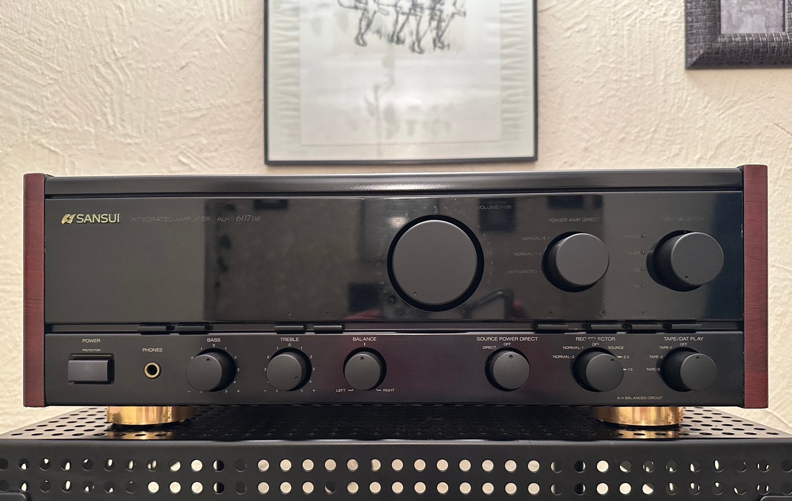 SANSUI AU - α 607 dr, Audio, Tv en Foto, Overige merken, Ophalen of Verzenden, Zo goed als nieuw, 60 tot 120 watt