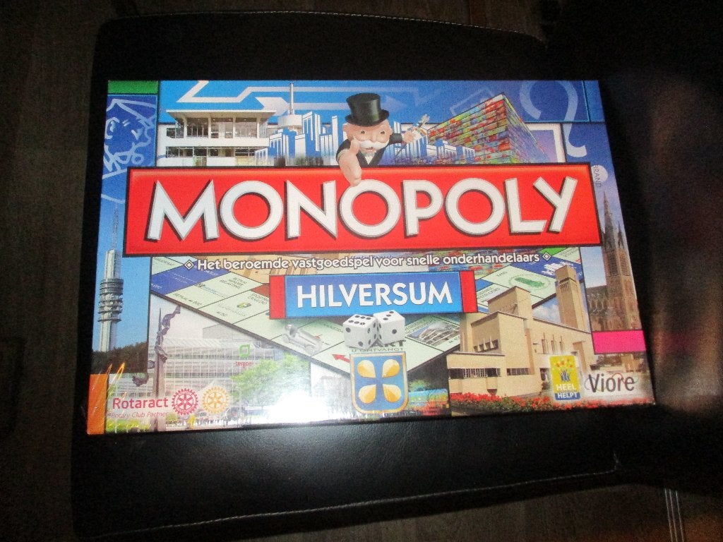 bordspel seal Monopoly Hilversum Monopolie 1e editie, Een of twee spelers, Ophalen of Verzenden, Nieuw, Monopooly
