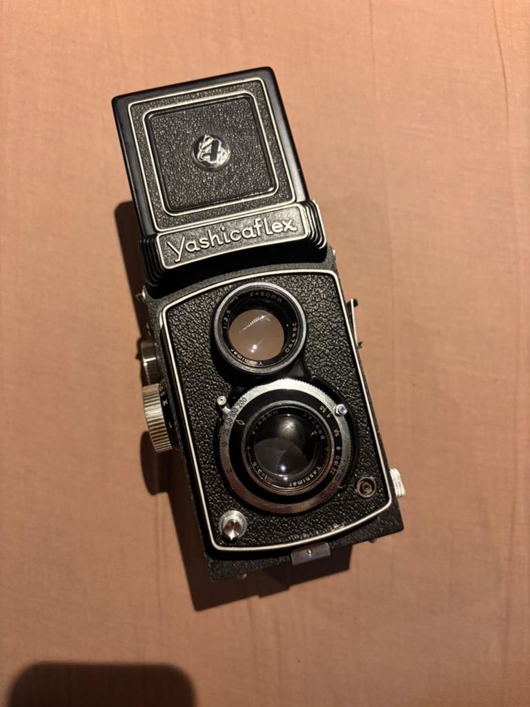 Yashicaflex analoog fototoestel, Audio, Tv en Foto, Fotocamera's Analoog, Zo goed als nieuw, Ophalen of Verzenden