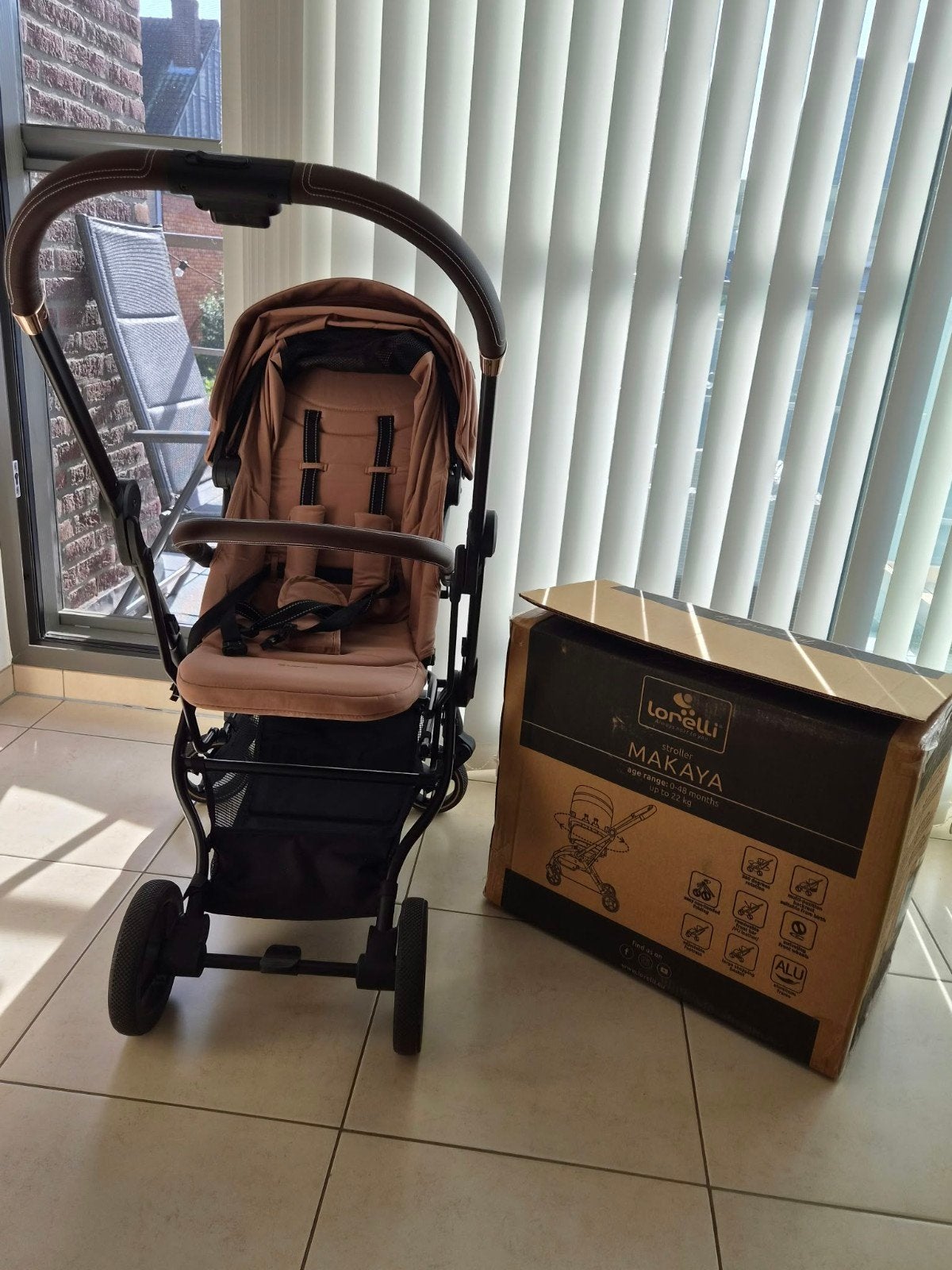 Lorelli Makaya beige 360, Kinderen en Baby's, Ophalen