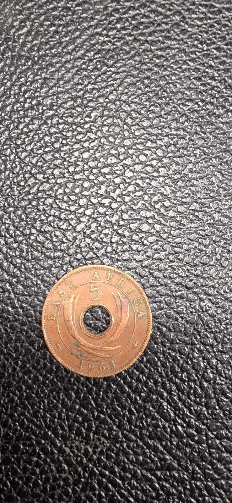 2#    Oost afrika 5 cents 1963, Postzegels en Munten, Ophalen of Verzenden