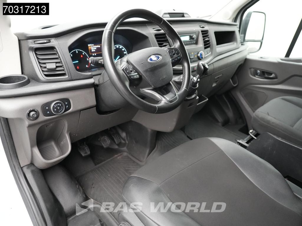 Ford Transit 130pk L4H3 Airco Cruise Camera Parkeersensoren, Auto's, Stof, Euro 6, 4 cilinders, Wit