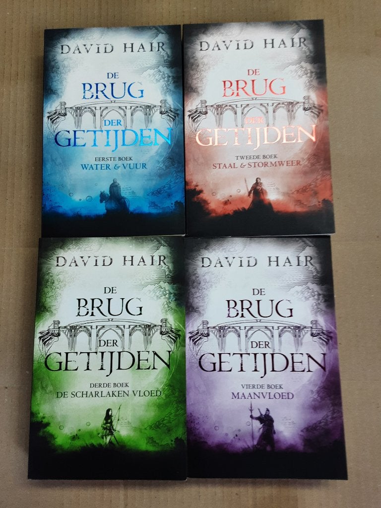 David Hair >> De brug der getijden (eerste 4 boeken)., Livres, Fantastique, Neuf, Enlèvement ou Envoi