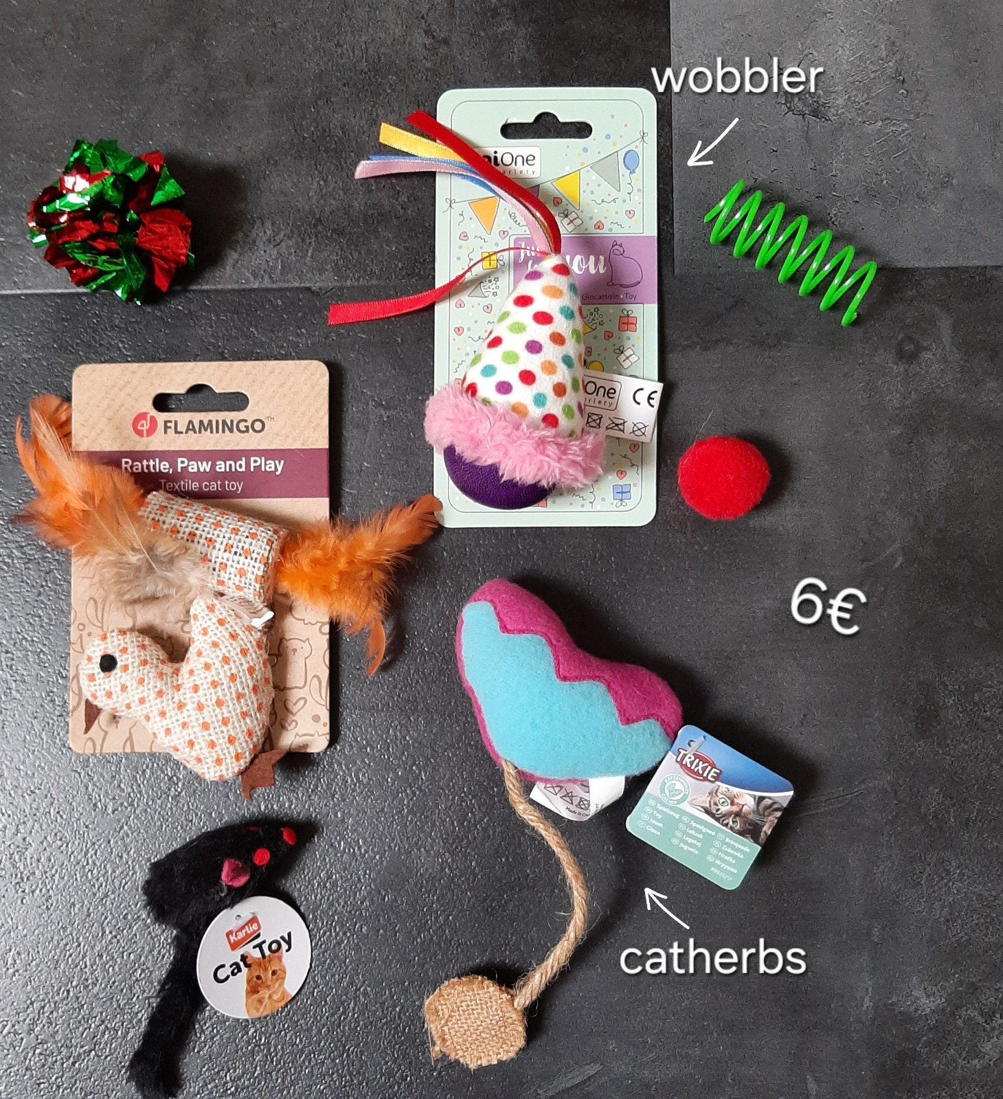 Kattenspeelgoed set, Dieren en Toebehoren, Kattenspeelgoed, Nieuw, Ophalen of Verzenden