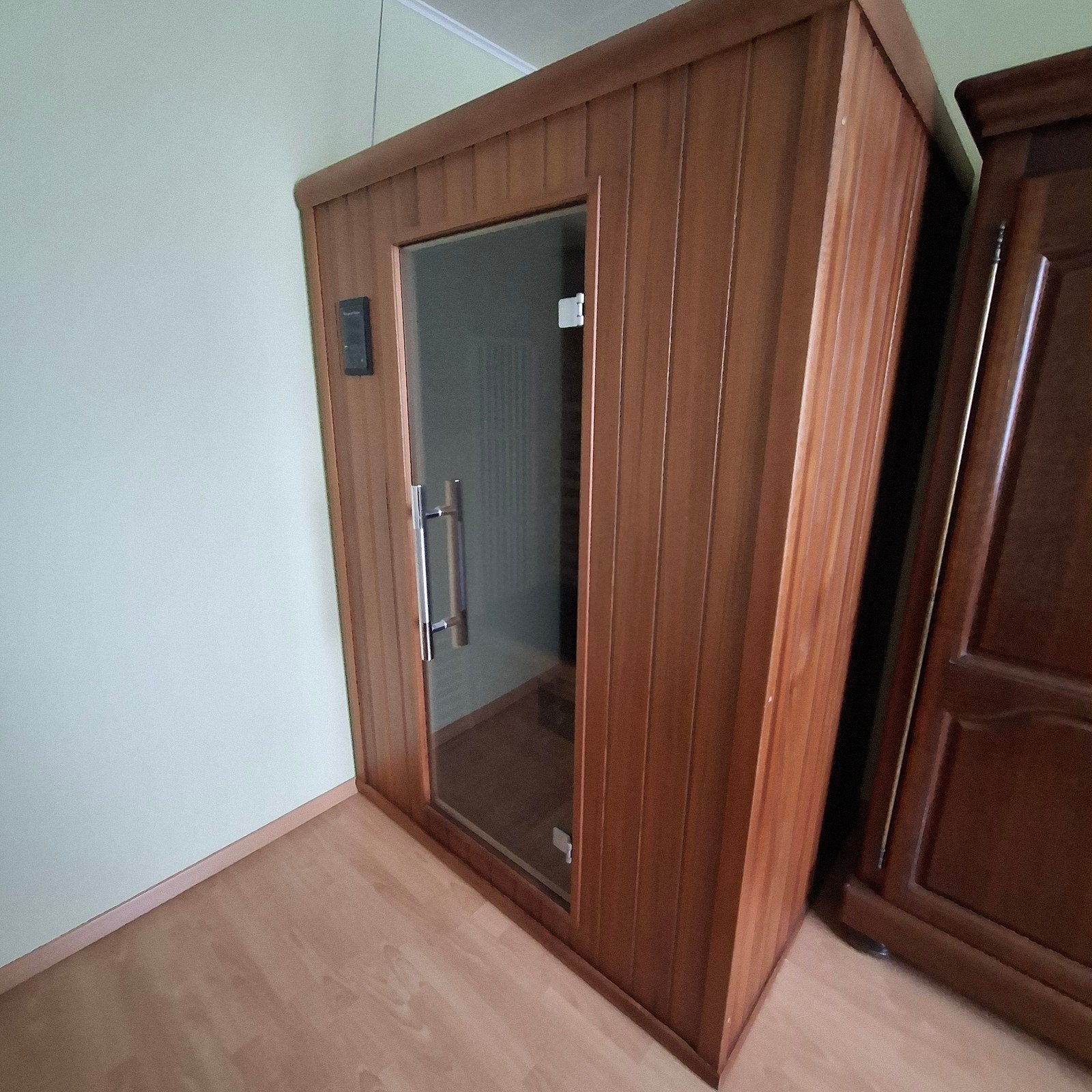 Cabine de sauna infrarouge, Sports & Fitness, Enlèvement, Comme neuf, Infrarouge, Sauna complet