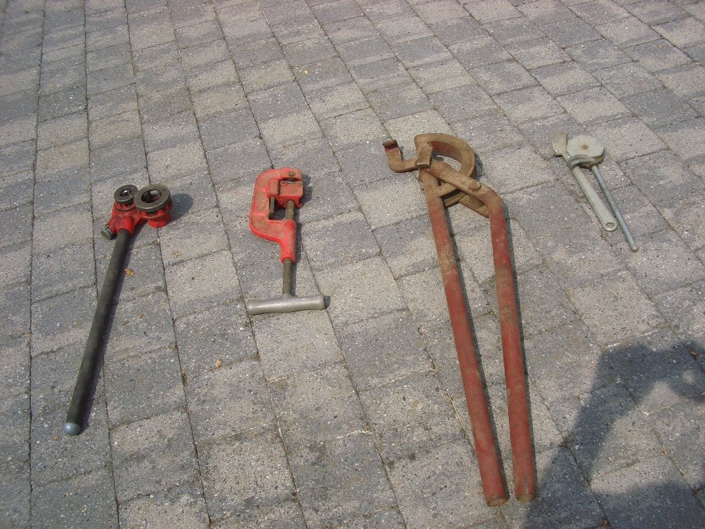 fileteuse, plie-et coupe-tubes, pour travail sur tuyauteries, Bricolage & Construction, Enlèvement, Utilisé, Autres types, Autres marques