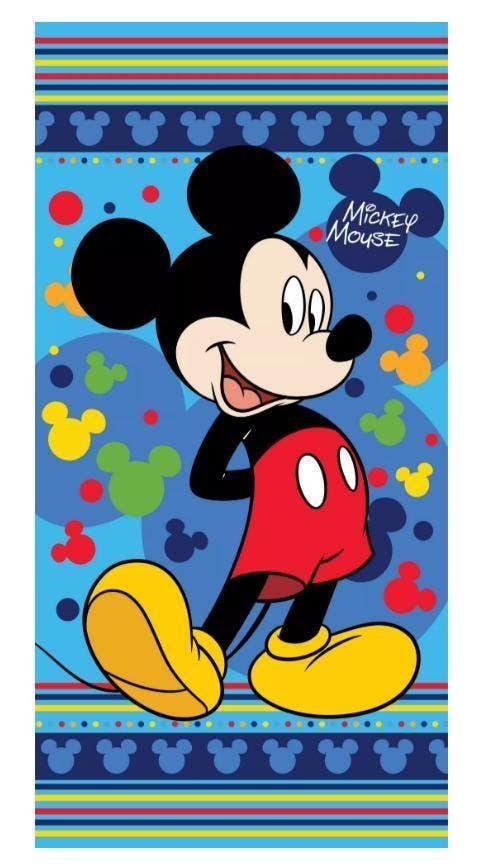 Mickey Mouse Badlaken / Strandlaken - Katoen - Disney, Neuf, Garçon, Enlèvement ou Envoi, Accessoire de natation