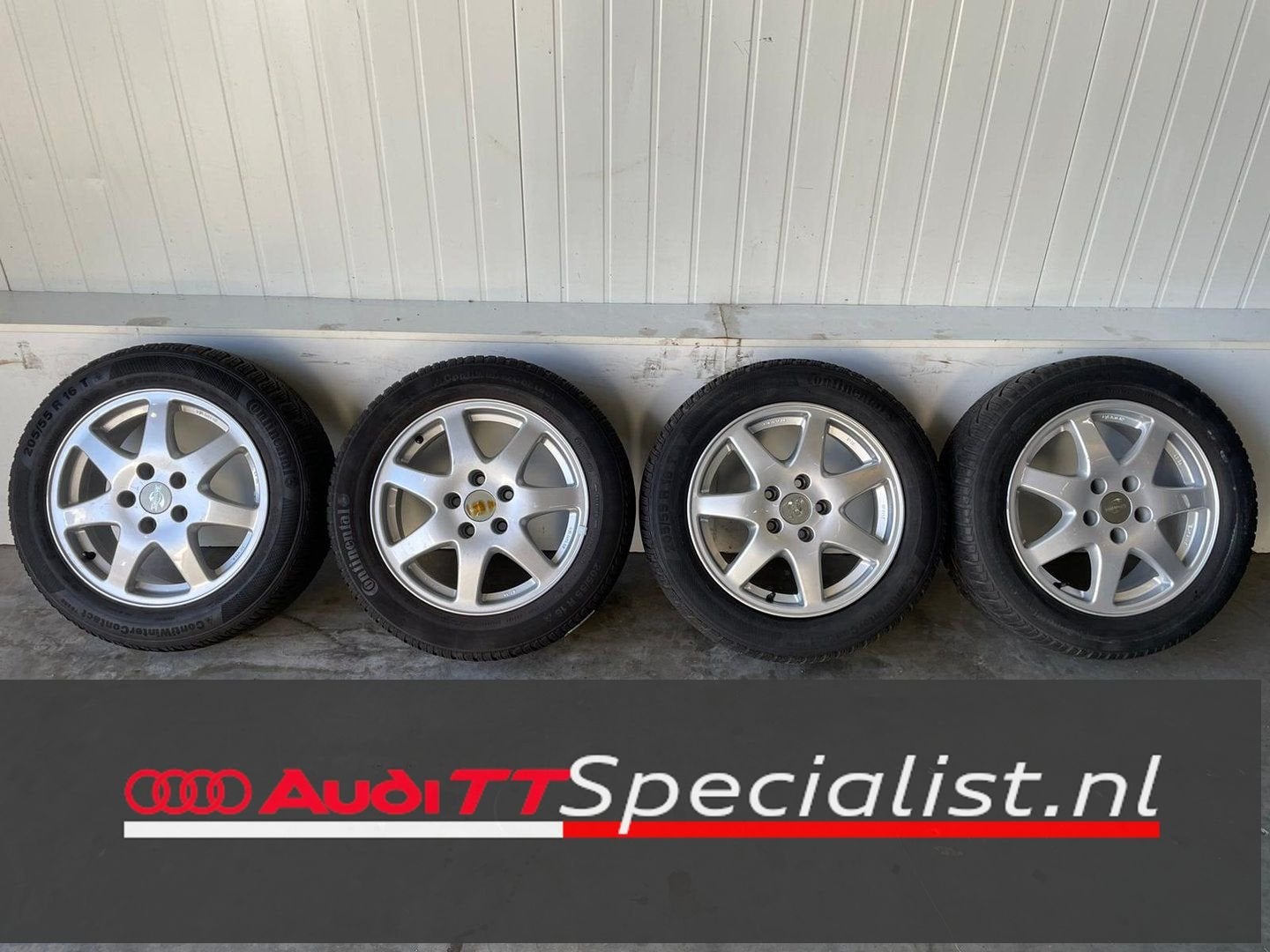 Winterbanden set op 16" velgen Audi ( A4 ), Auto-onderdelen, Banden en Velgen, Ophalen, Gebruikt, -, -