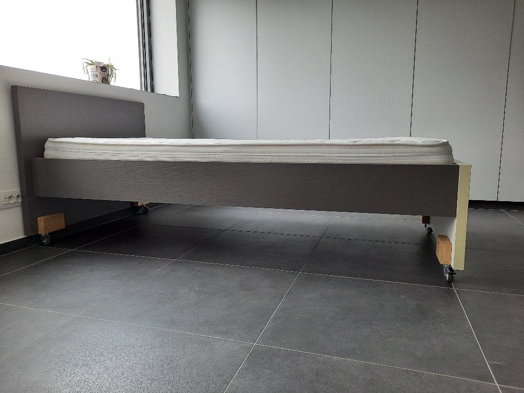 1-persoonsbed + matras + lattenbodem, 180 cm ou plus, 85 à 100 cm, Comme neuf, Enlèvement
