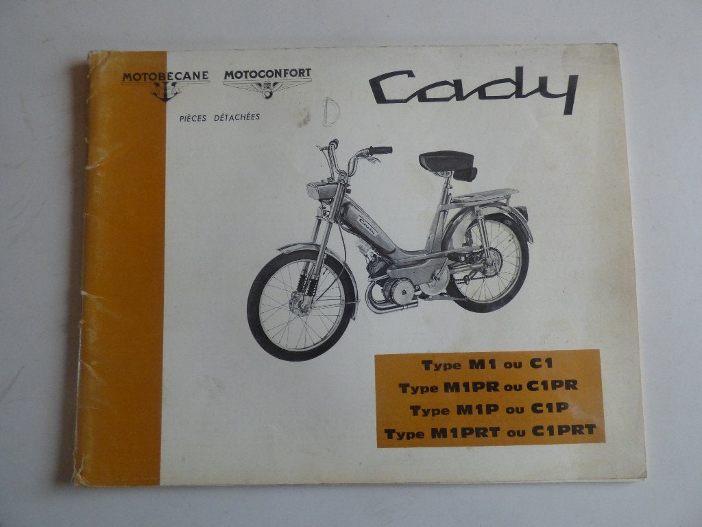 MOTOBECANE MOTOCONFORT CADY TYPE M1 OF C1 ONDERDELENLIJST, Fietsen en Brommers, Ophalen of Verzenden, Gebruikt