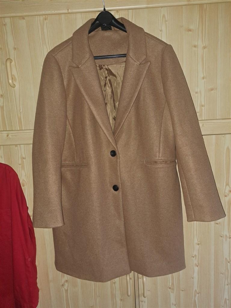 Mantel beige maat 44, Kleding | Dames, Jassen | Winter, Beige, Maat 42/44 (L), Ophalen of Verzenden, Zo goed als nieuw