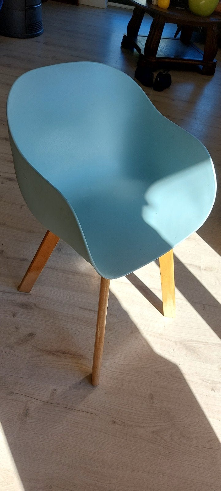 4 stoelen, Huis en Inrichting, Ophalen, Kunststof, Overige kleuren, Zo goed als nieuw