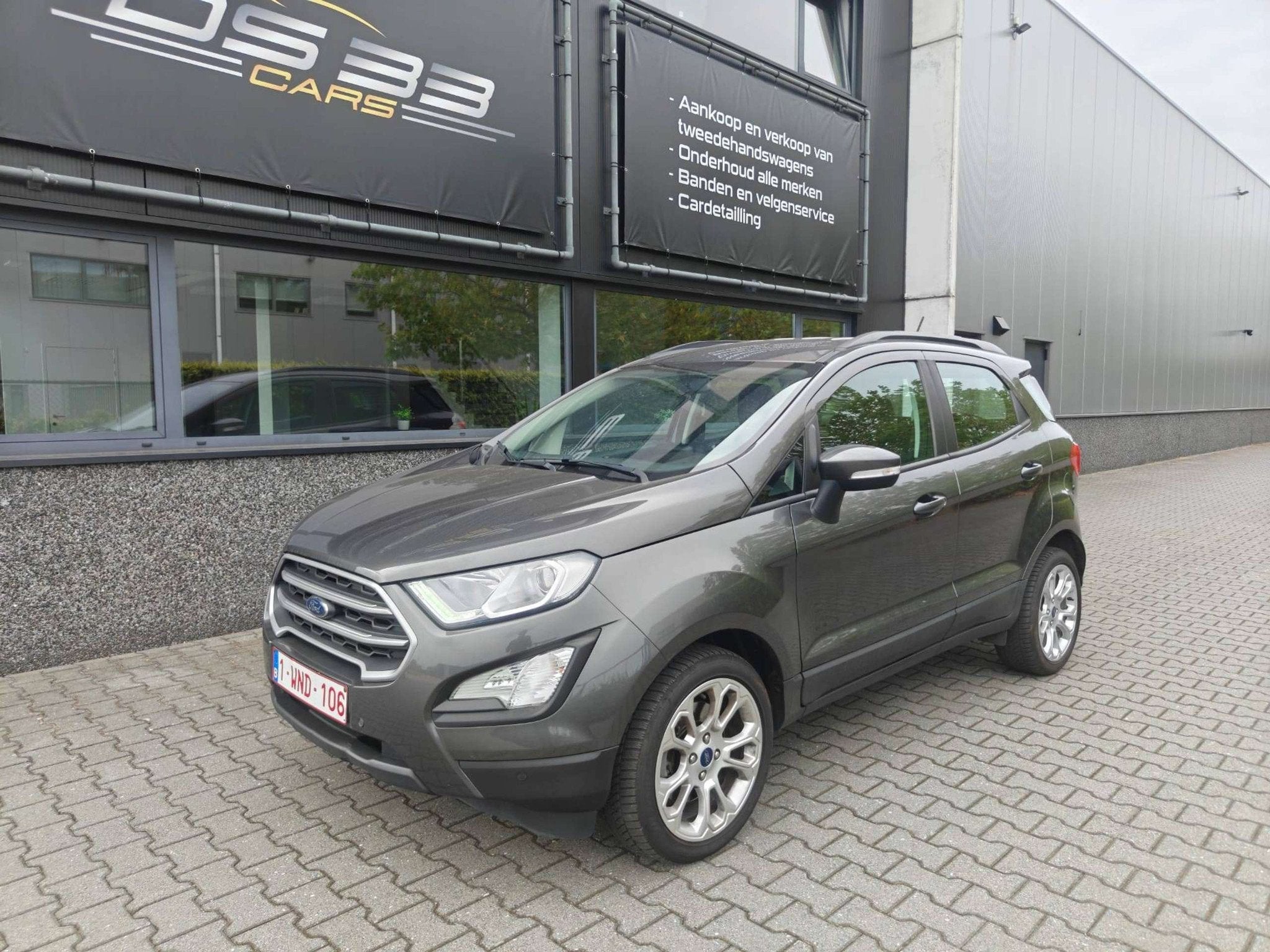 Ford Ecosport 1.0 Business AUTOMAAT/17"/Airco/Cruise/GPS/PDC, Auto's, Ford, Zwart, Ecosport, Bedrijf, 5 zetels