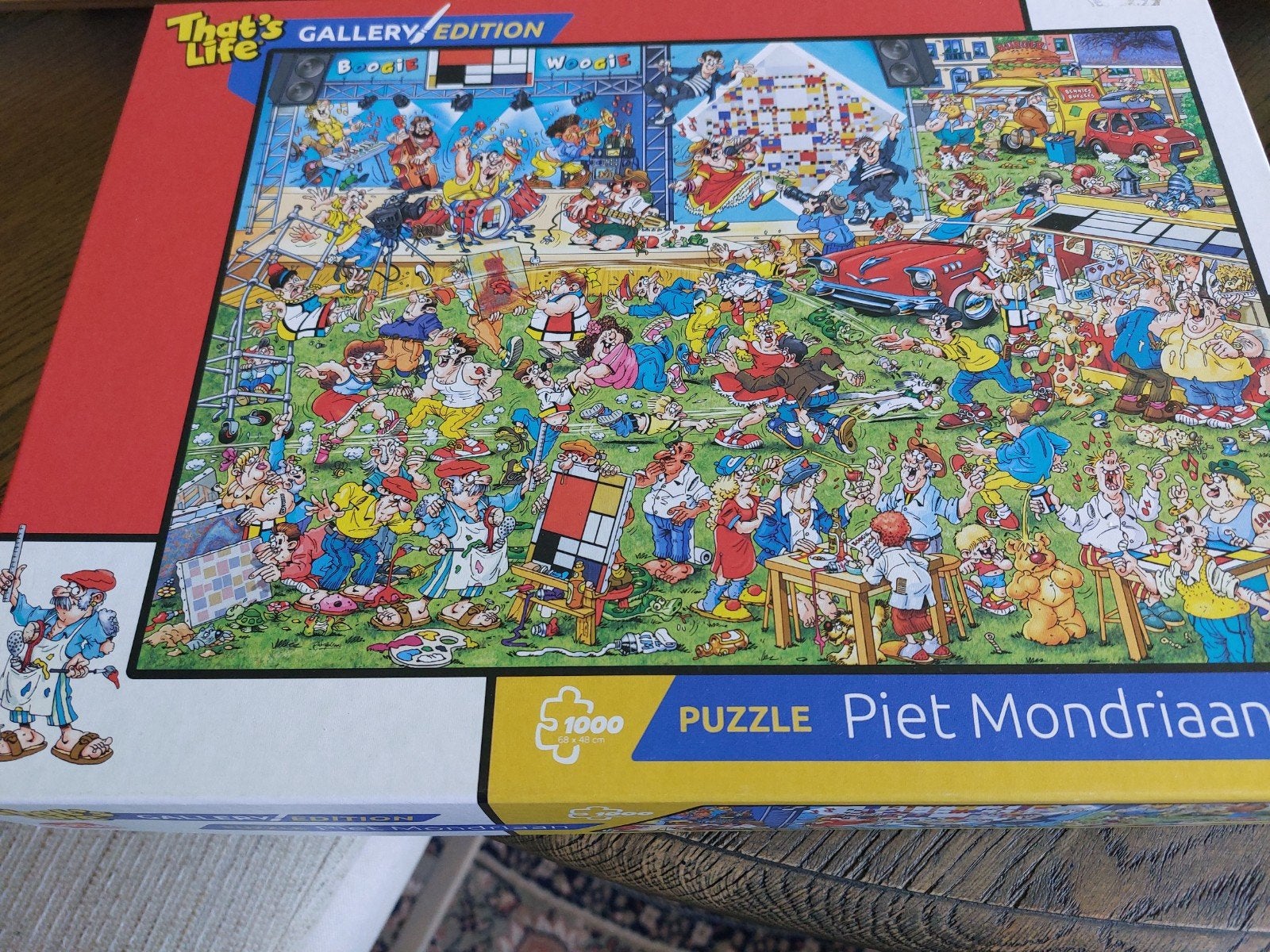 That's life puzzel Piet Mondriaan 1000 stukjes, Enlèvement ou Envoi, 500 à 1500 pièces, Comme neuf, Puzzle