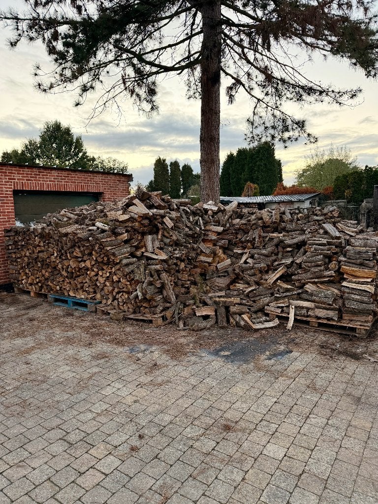 Brandhout tekoop (eik), Ophalen, Eikenhout, 6 m³ of meer, Blokken