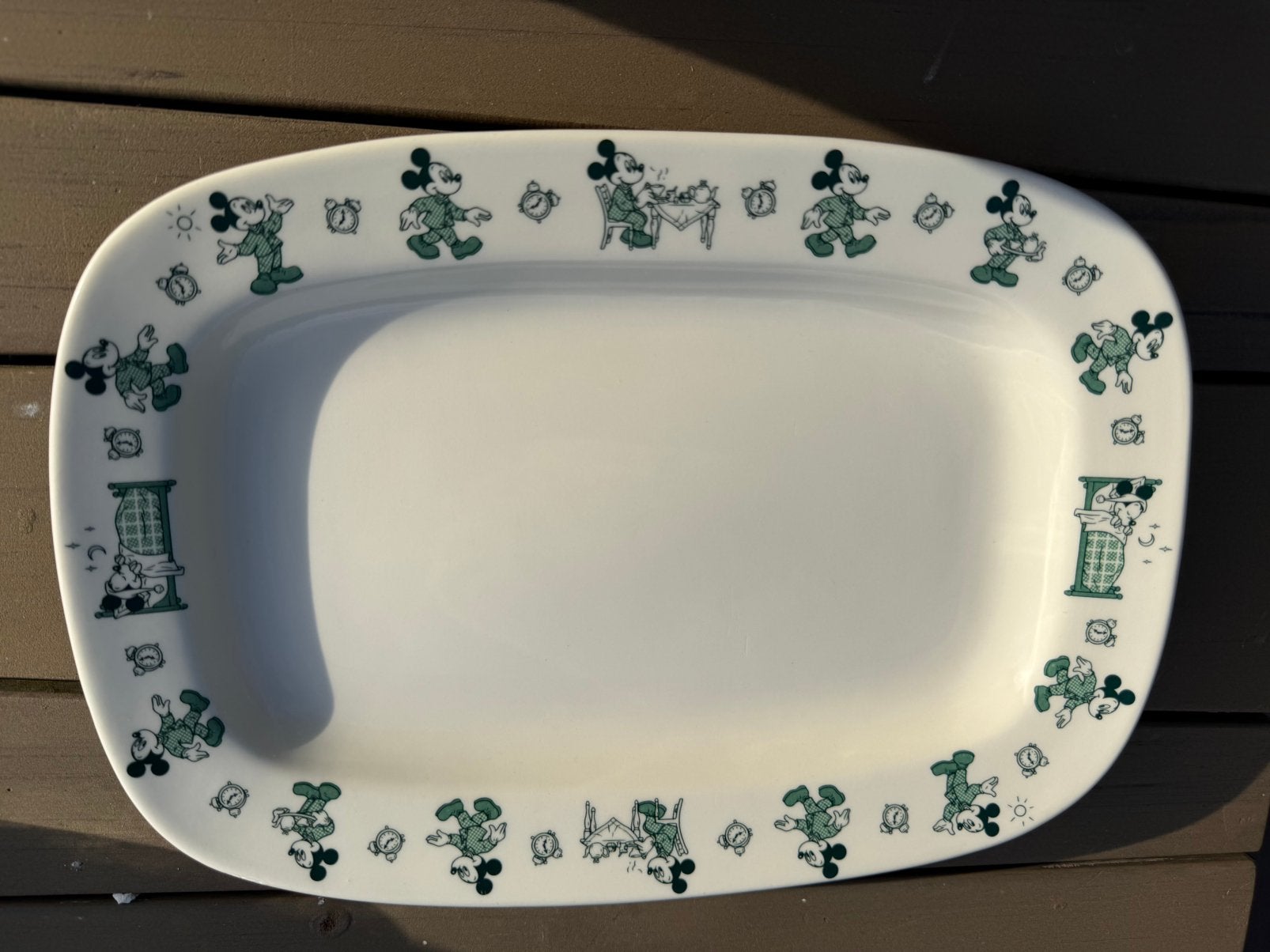 Donaldson plat à biscuits, Collections, Enlèvement ou Envoi, Mickey Mouse, Comme neuf, Service