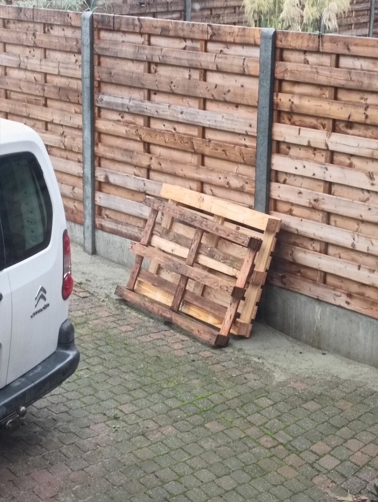 2 palleten, Ophalen