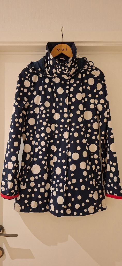Mooie wind-,waterdichte en ademende regenjas, Kleding | Dames, Ophalen of Verzenden, Zo goed als nieuw, Maat 36 (S), Blauw