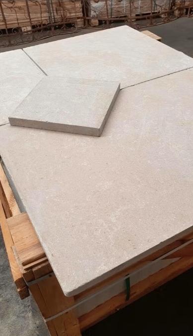 SPÉCIAL ; SOL EN CARRELAGE CALCAIRE BOURGUIGNON 3 CM, Enlèvement, Calcaire