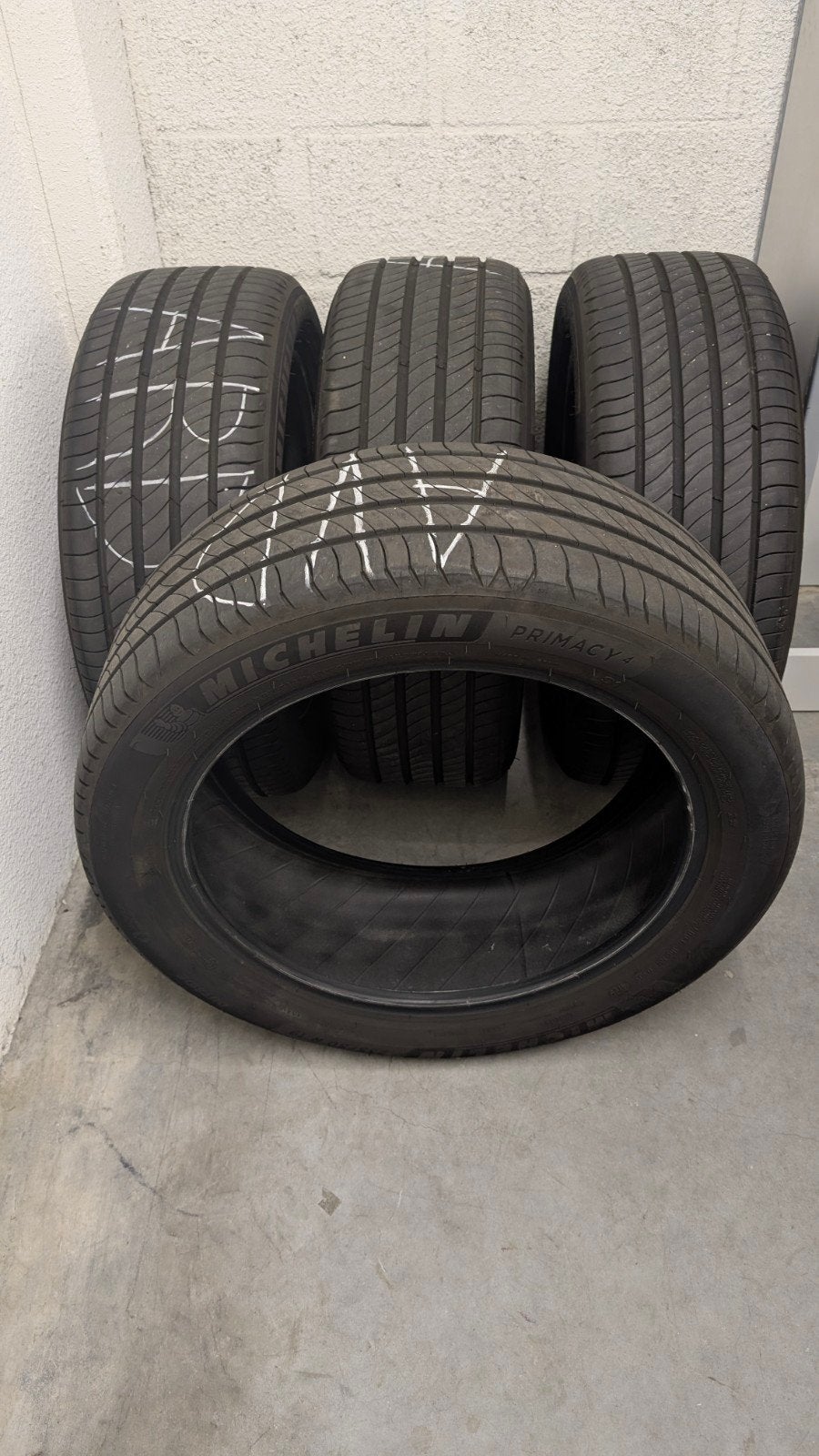Lot de 4 pneus Michelin Primacy 4 235 50 19 103 V, Auto-onderdelen, Gebruikt, 235 mm, Band(en), Personenwagen