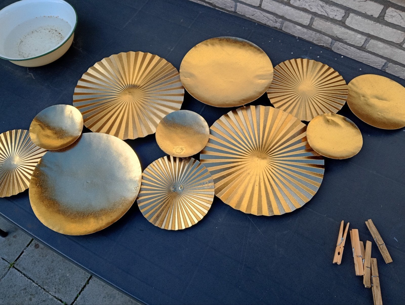 muurdecoratie als gouden planeten, Huis en Inrichting, Ophalen
