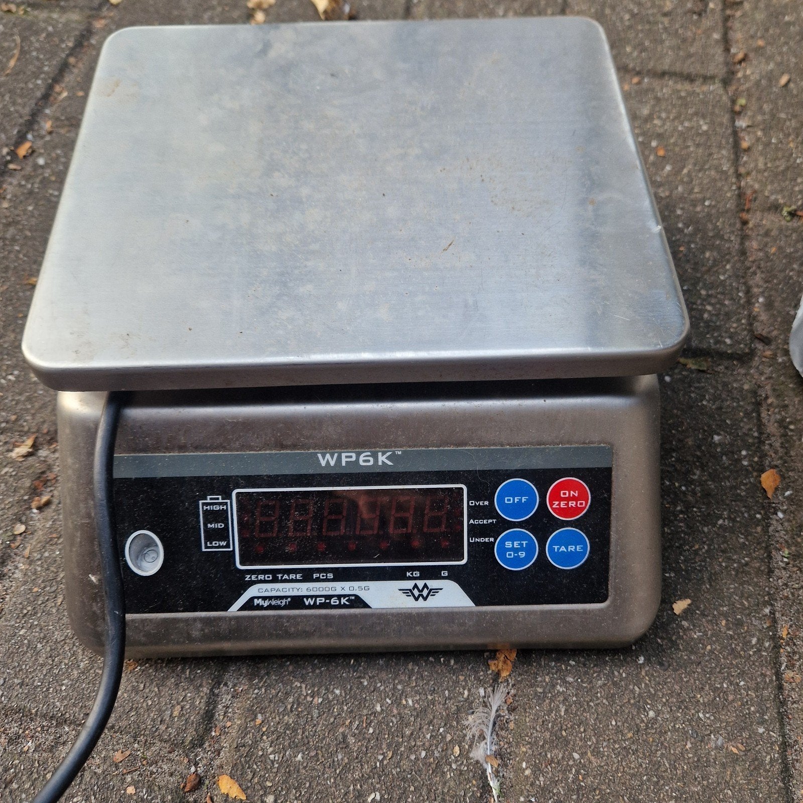 Weegschaal WP6K 60gram, Electroménager, Enlèvement ou Envoi, Balance de magasin, Digital