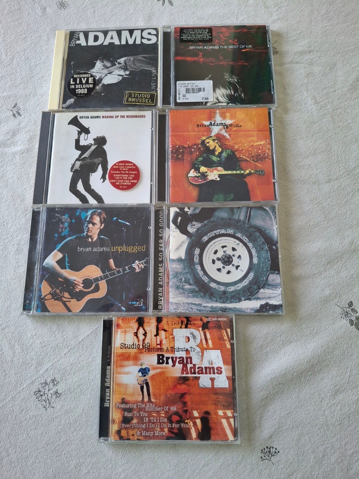 cds bryan adams  1.5 euro per cd, Ophalen of Verzenden