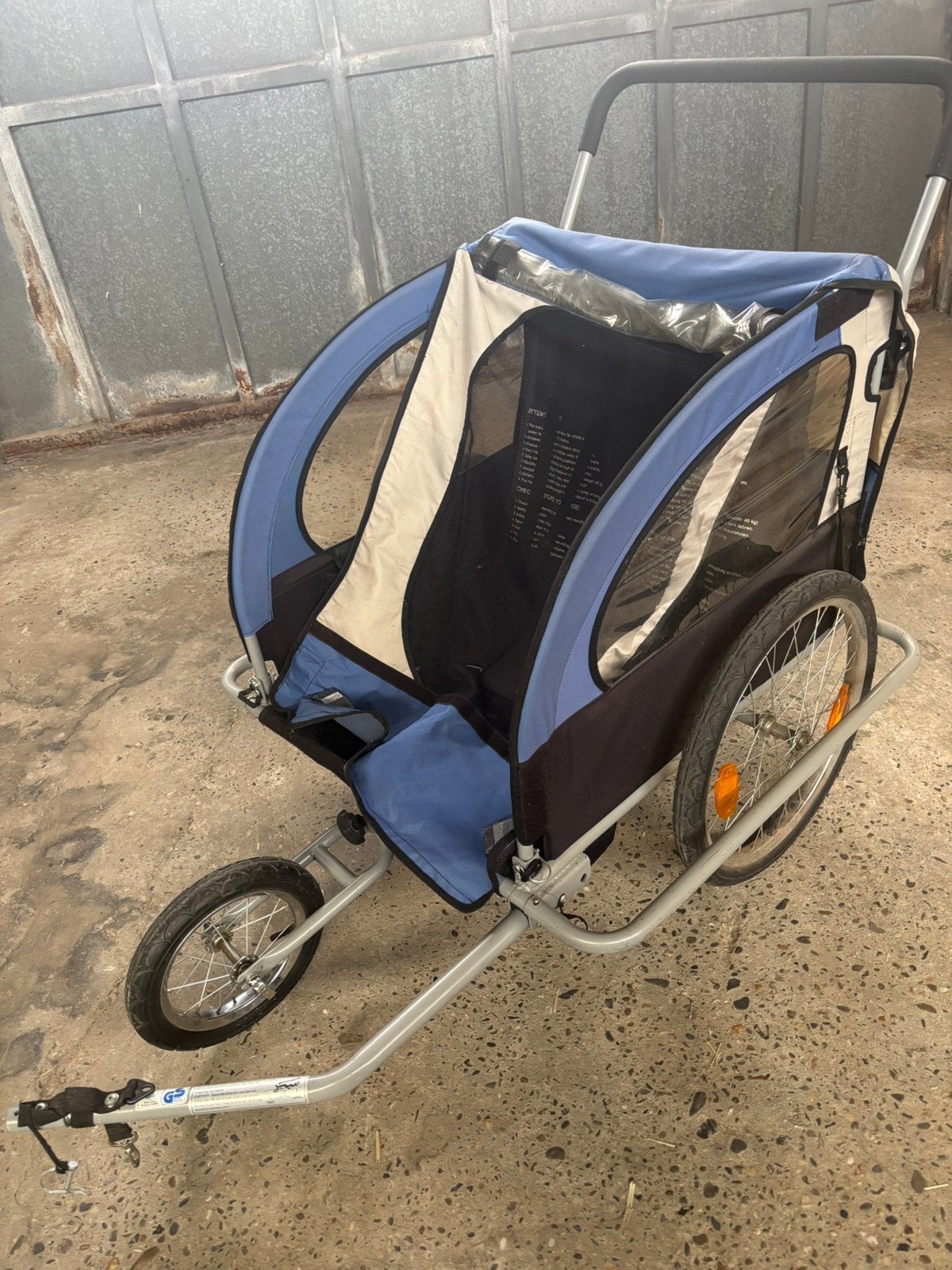 Remorque à vélo ou à pousser, Vélos & Vélomoteurs, Accessoires vélo | Remorques, Enlèvement, Utilisé, Autres types