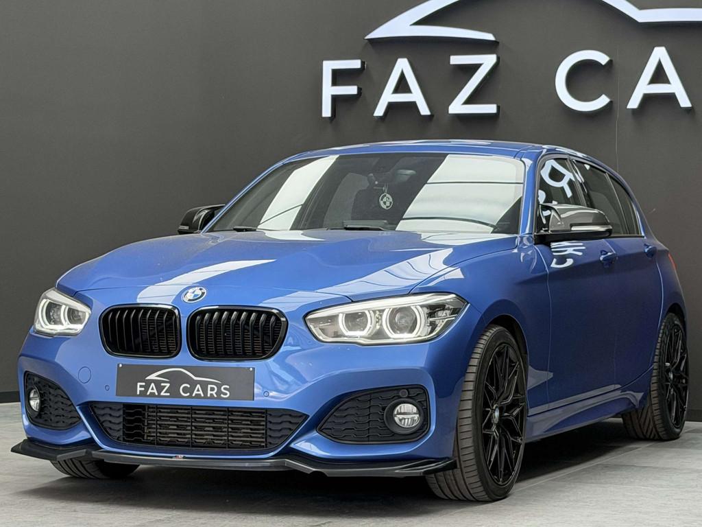 BMW 1 Serie 116 i * PACK M + JANTES + CLIM + REGU + GARANTIE, Gebruikt, Blauw, Alcantara, 5 deurs