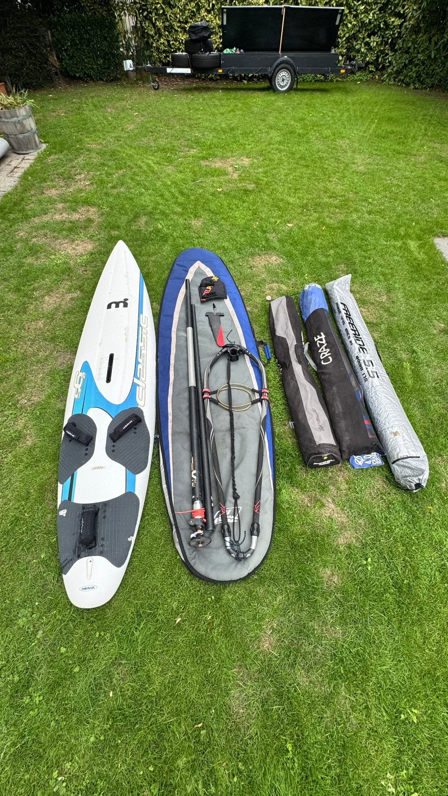 Windsurf set Mistral, Enlèvement, Comme neuf, Mistral, Voile