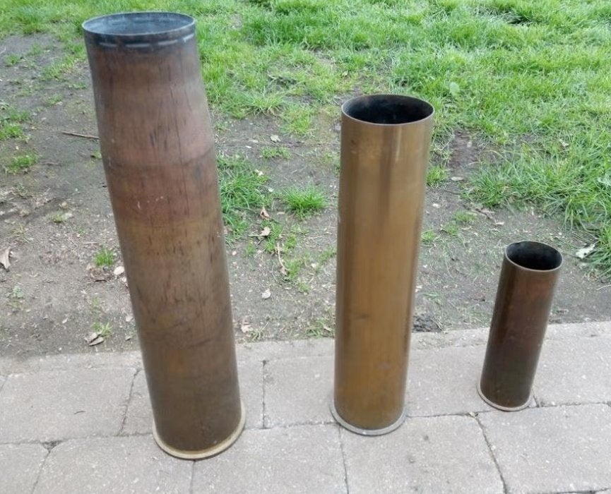 oude koperen hulzen, Verzamelen, Ophalen, Landmacht, Hulzen of Bodemvondsten