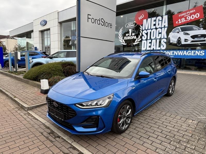 Ford Focus ST-LINE MHEV 125PK Ecoboost CLIPPER OC3864 *75655, Focus, Blauw, 5 deurs, Hybride Elektrisch/Benzine