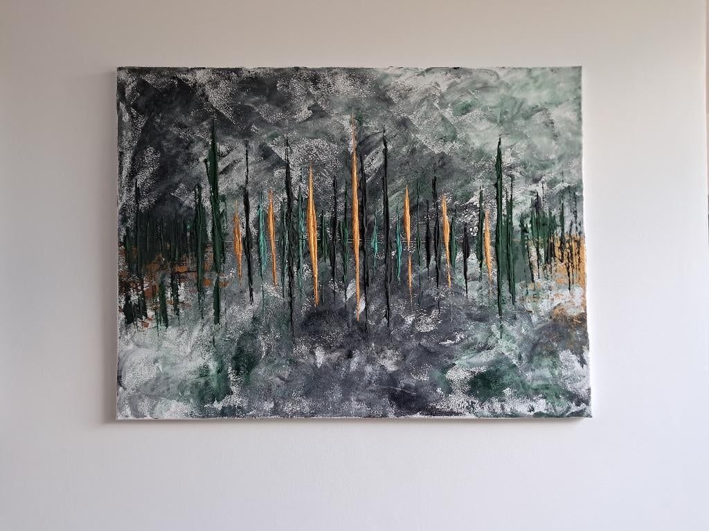 Abstract Modern Acryl canvas 60*80cm, Ophalen