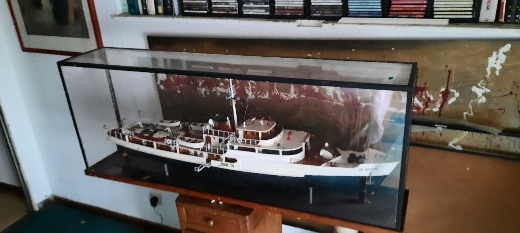 Groot schaalmodel de sfinx 125 cm helemaal van hout, Ophalen, Zo goed als nieuw