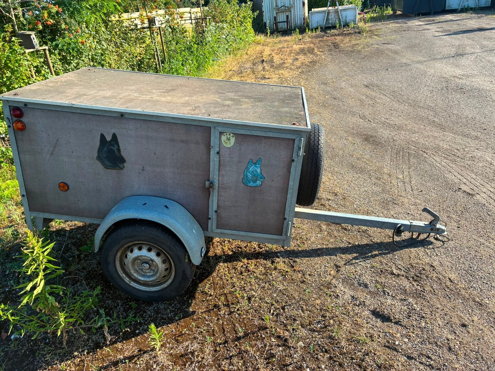 Aanhangwagen 3 honden, Ophalen of Verzenden, Gebruikt